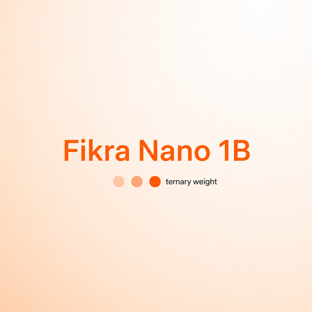 Fikra Nano 1B: Engineering a 1.58-Bit Ternary AI for the African Edge